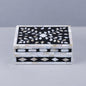 Handicrafts Home Alhambra Negra Decorative Storage Box with Lid