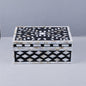 Handicrafts Home Alhambra Negra Decorative Storage Box with Lid