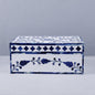 Handicrafts Home Alhambra Azul Decorative Storage Box with Lid