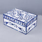 Handicrafts Home Alhambra Azul Decorative Storage Box with Lid