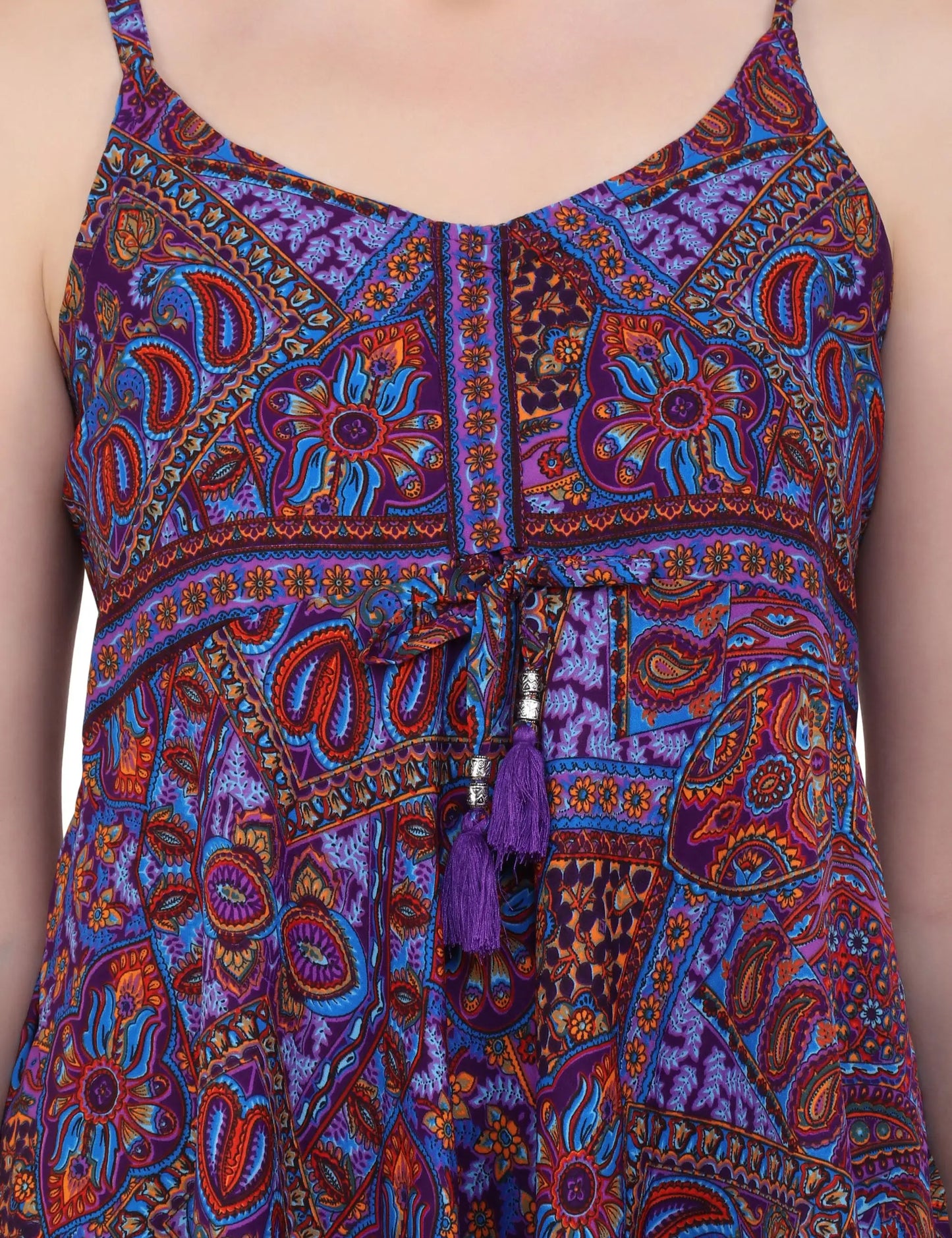 Women's Bohemian Inspired Casual Top Short Dresses in Two Sizes (P82)