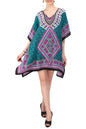 Kaftan Tunic Kimono Dress Ladies Top Kaftans - Available in 4 Colors