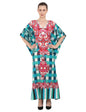 Women's Kaftans Plus Size Loungewear Long Maxi Style Dress 143- Available in 6 Colors