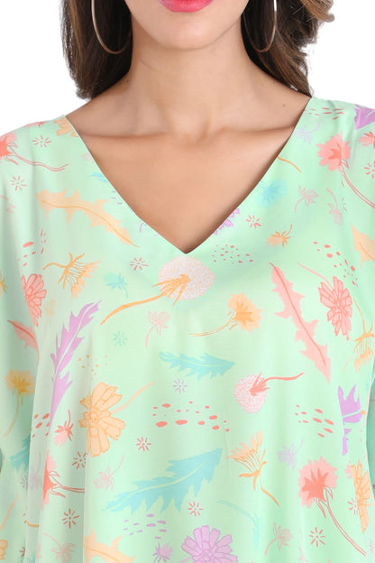 Women Long Kaftans Summer Holiday Caftan Dress 5 Colors S-3XL