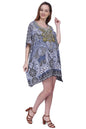 Women's Short Kaftan Suitable for Standard to Plus Size 158 - Available in 5 Colors