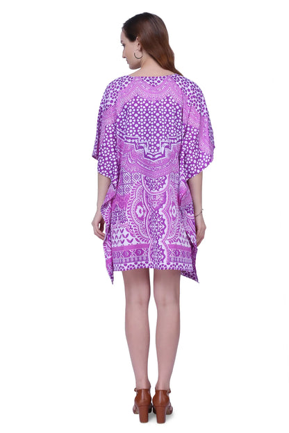 Women's Short Kaftan Suitable for Standard to Plus Size 158 - Available in 5 Colors