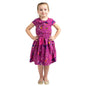 Girls Kids Vintage Style Peter Pan Collar Dresses Galaxy Print - Available in 3 Colors