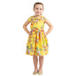 Girls Kids Vintage Style Peter Pan Collar Dresses Bird Print - Available in 3 Colors