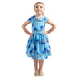 Girls Kids Vintage Style Peter Pan Collar Dresses Butterfly Print - Available in 3 Colors