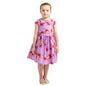 Girls Kids Vintage Style Peter Pan Collar Dresses Butterfly Print - Available in 3 Colors