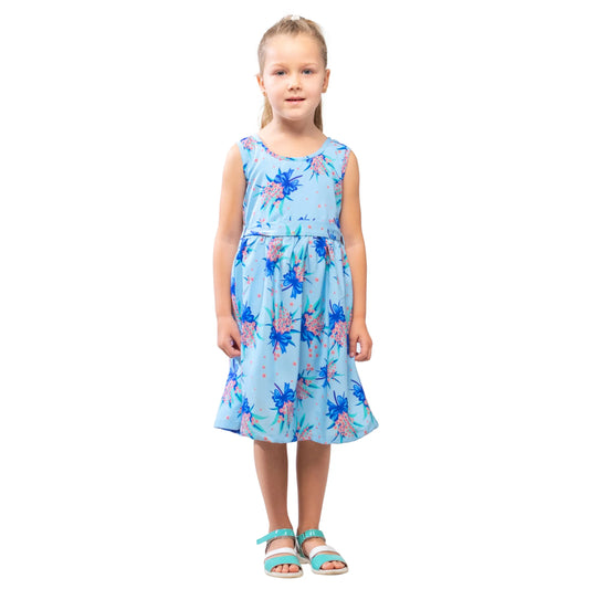 Girls Kids Vintage Audrey Hepburn Style sizes Butterfly Print - Available in 3 Colors