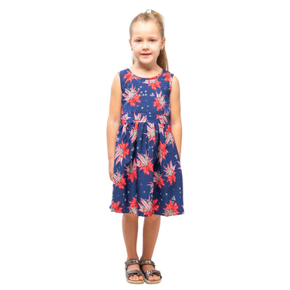 Girls Kids Vintage Audrey Hepburn Style sizes Butterfly Print - Available in 3 Colors