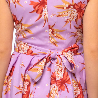 Girls Kids Vintage Style Shoulder Bow Dresses sizes from Butterfly Print - Available in 3 Colors