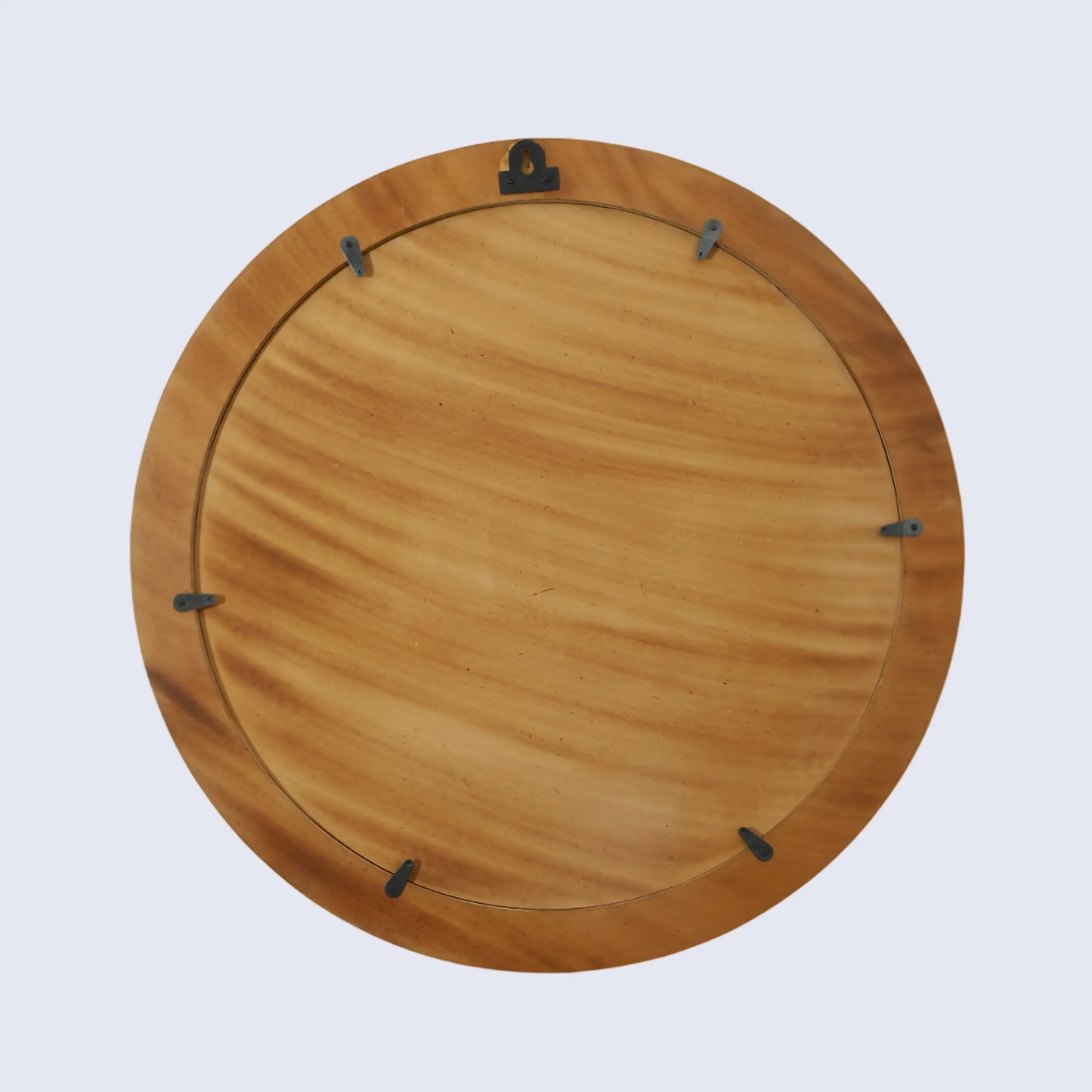 Round Mother of Pearl & Resin Inlay Wall Hanging Pink Mirror Frame- 28" Dia