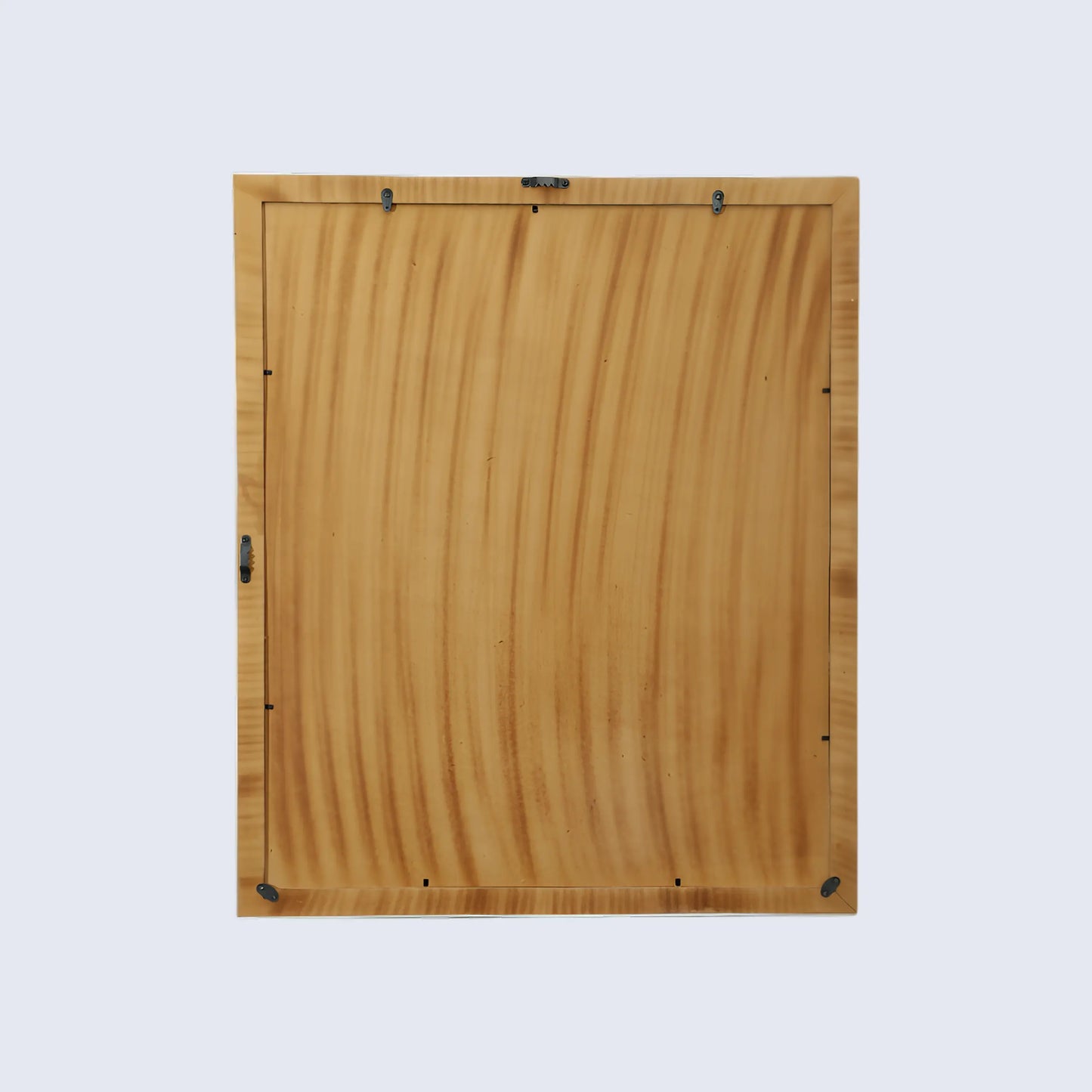 20"x24" Rectangular Mirror – Gray White Striped MDF Frame