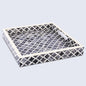 Decorative Tray Moroccan Pattern Grey & White - Available in 3 Sizes