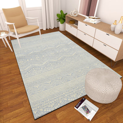 Premium Hand-Tufted Rug Made of 100% Wool  - Morning Mist - 3x5 Feet