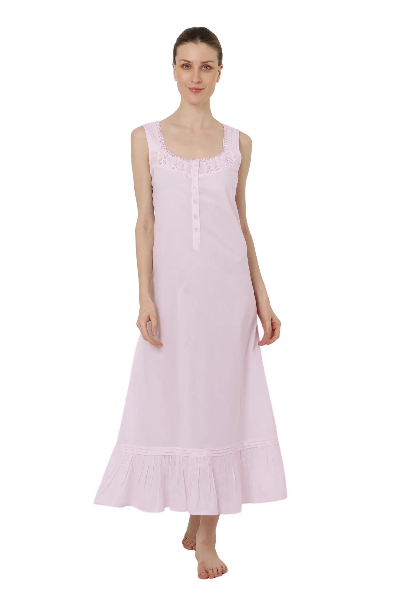 Victorian Style Nightgown Long Vintage Nightdress - Available in 5 Colors