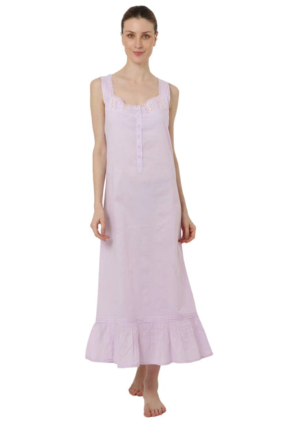 Victorian Style Nightgown Long Vintage Nightdress - Available in 5 Colors