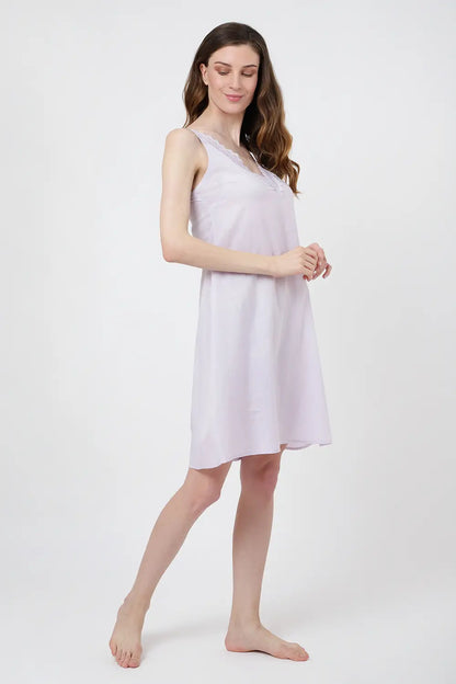 Nightgown Midi Dress Lilac Small to 3XL