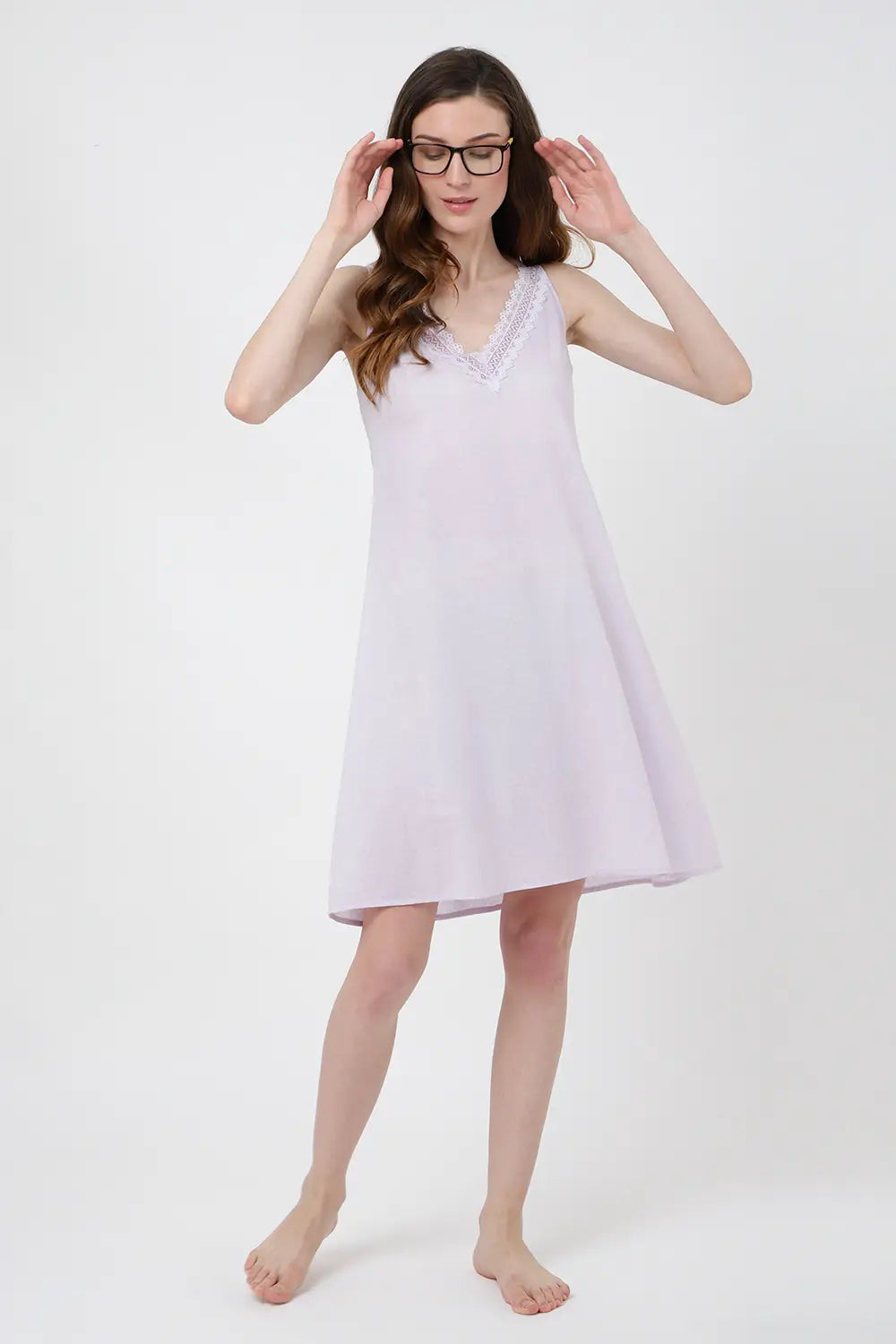 Nightgown Midi Dress Lilac Small to 3XL