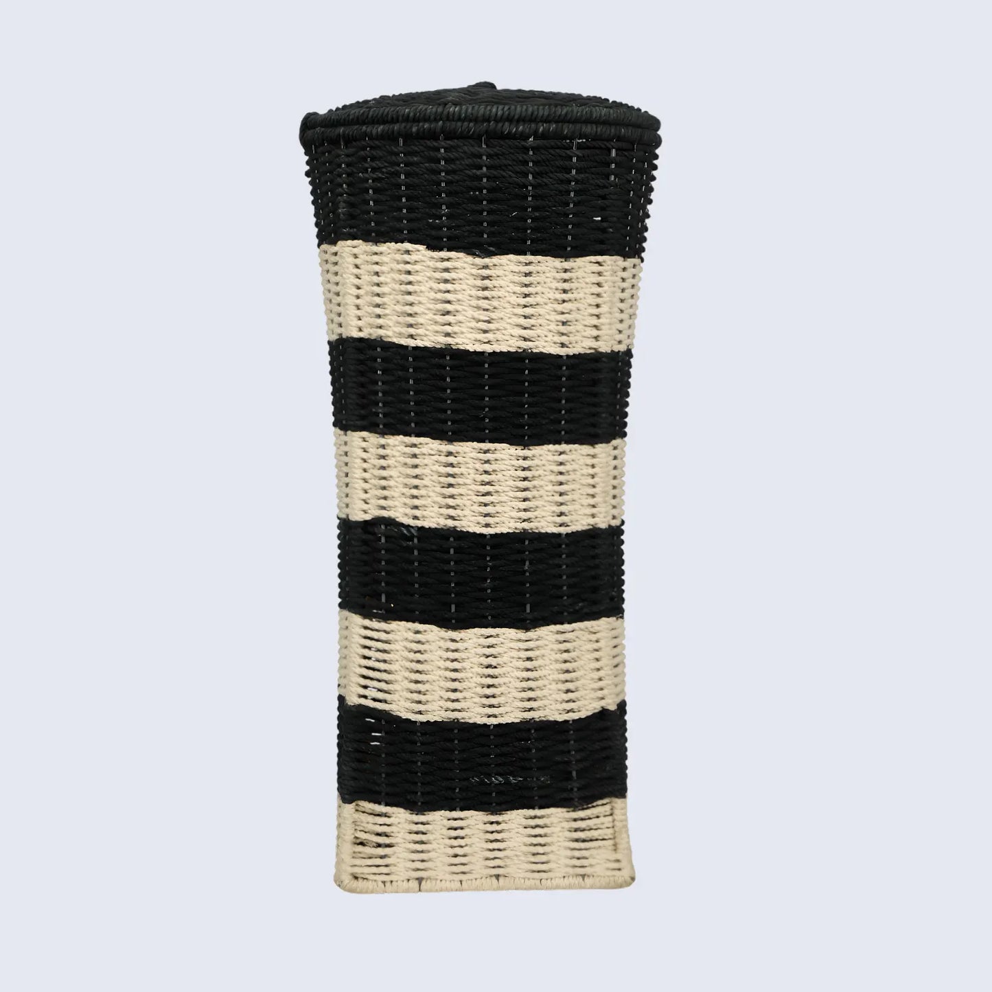 Handmade Cotton & Iron Laundry Basket & Organizer Box- Large