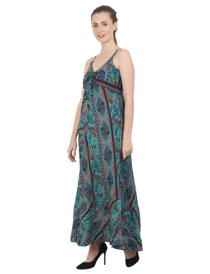 Women Casual Boho Style Maxi Dresses in Two Sizes (P224)