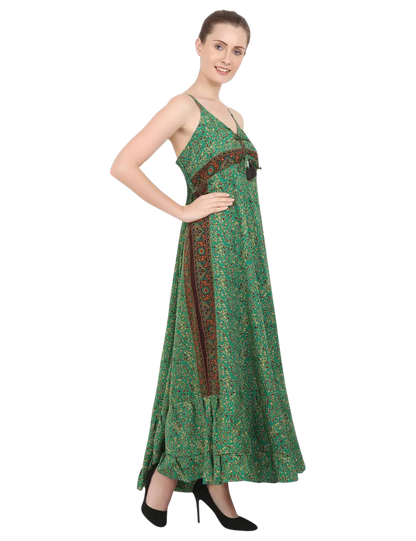 Women Casual Boho Style Maxi Dresses in Two Sizes (P332)