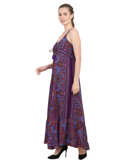 Women Casual Boho Style Maxi Dresses in Two Sizes (P82)