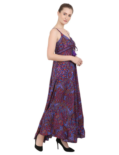 Women Casual Boho Style Maxi Dresses in Two Sizes (P82)