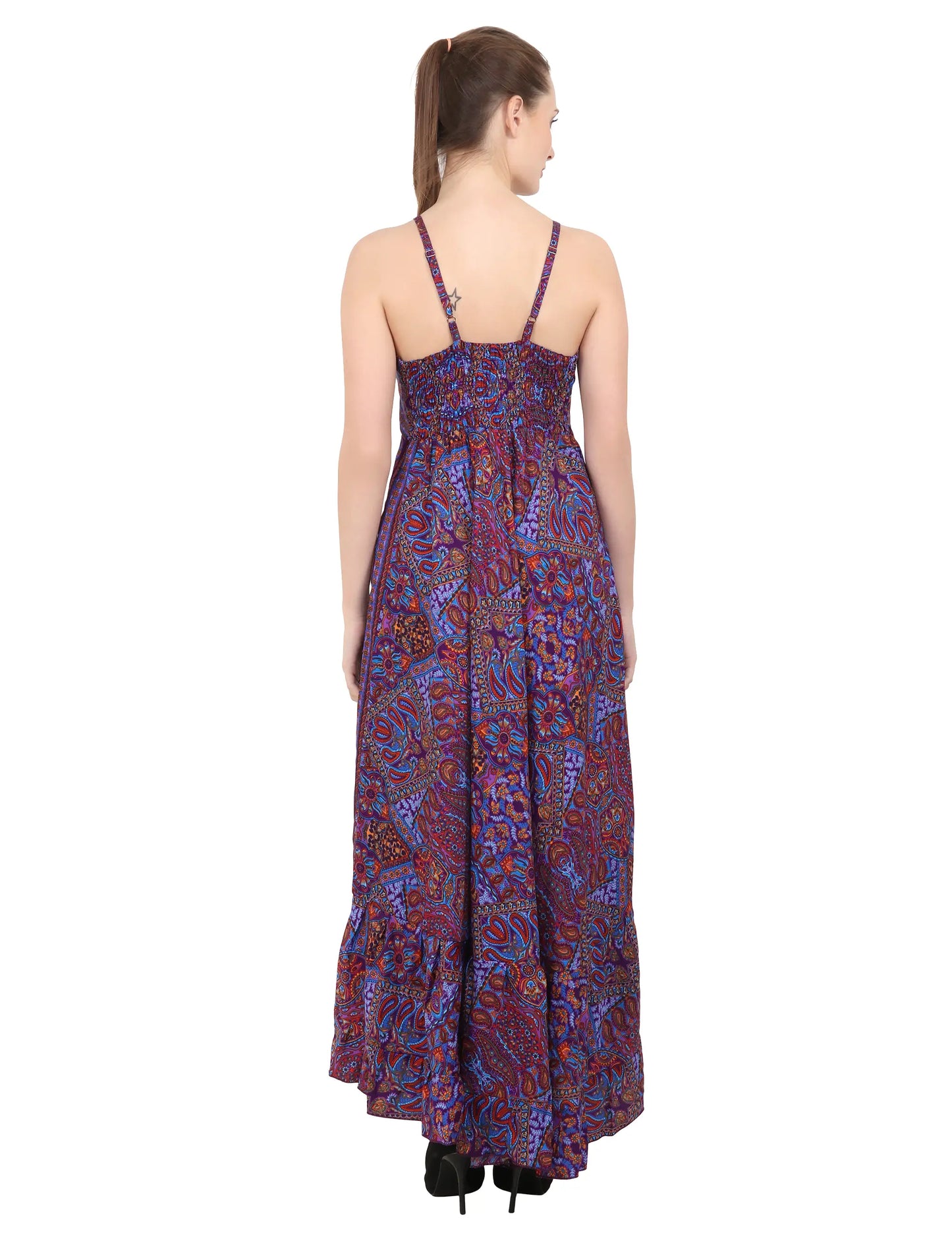 Women Casual Boho Style Maxi Dresses in Two Sizes (P82)