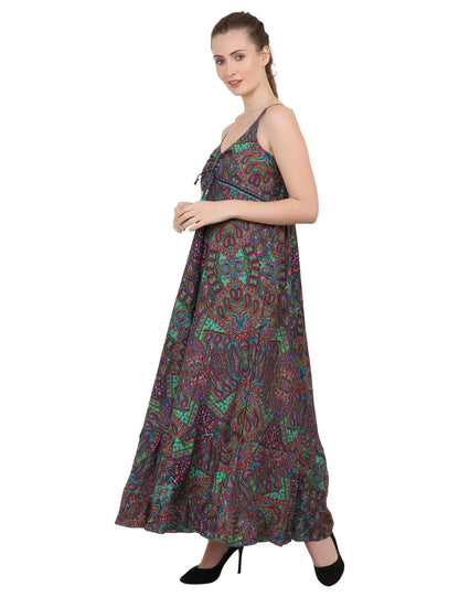 Women Casual Boho Style Maxi Dresses in Two Sizes (P83)