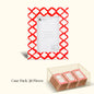 Decorative Picture Frames White & Red, 4x6, Pack of 30