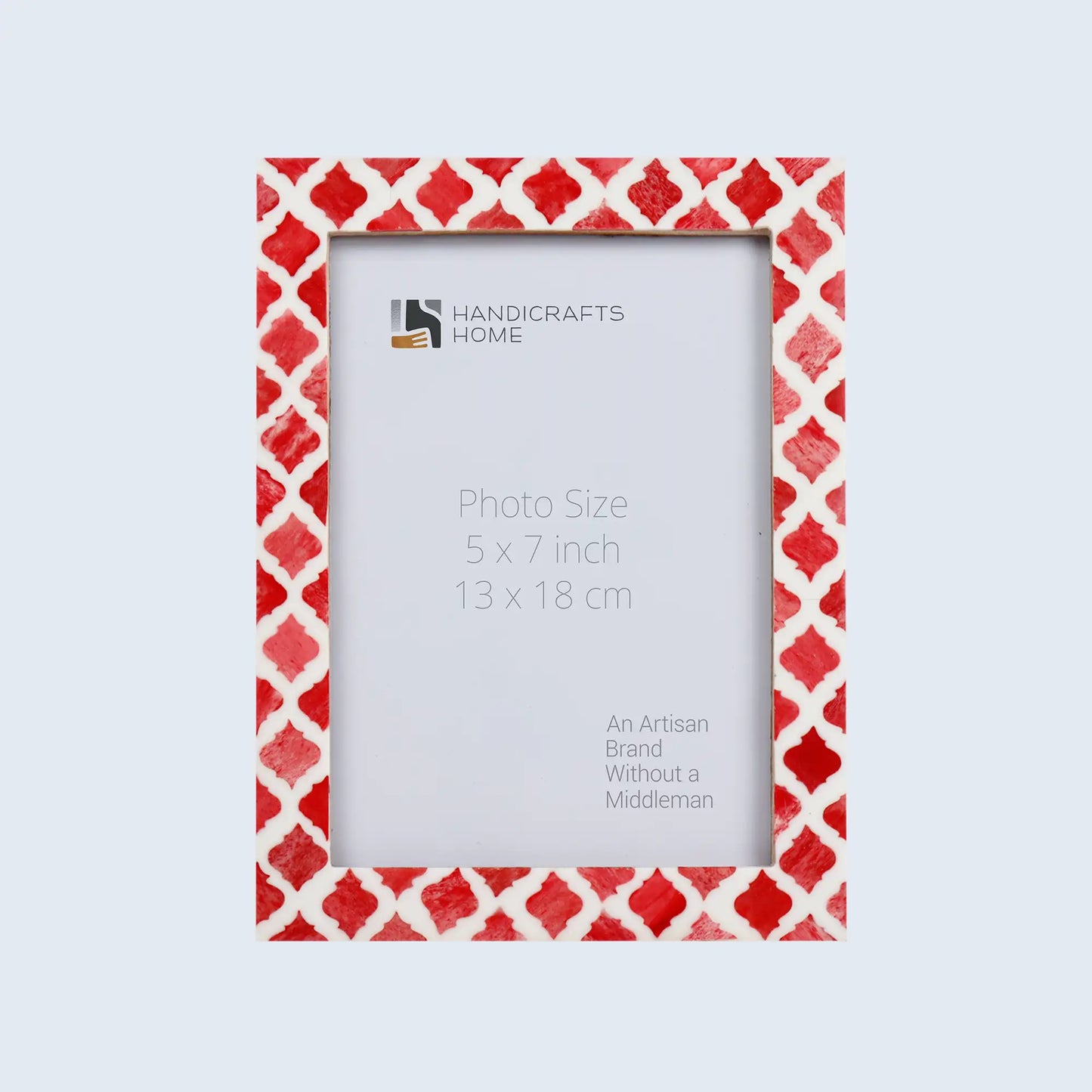 Picture Frames Moroccan Pattern Bone & Resin Inlay Collection in 27 Sizes, Red – Wholesale picture frames