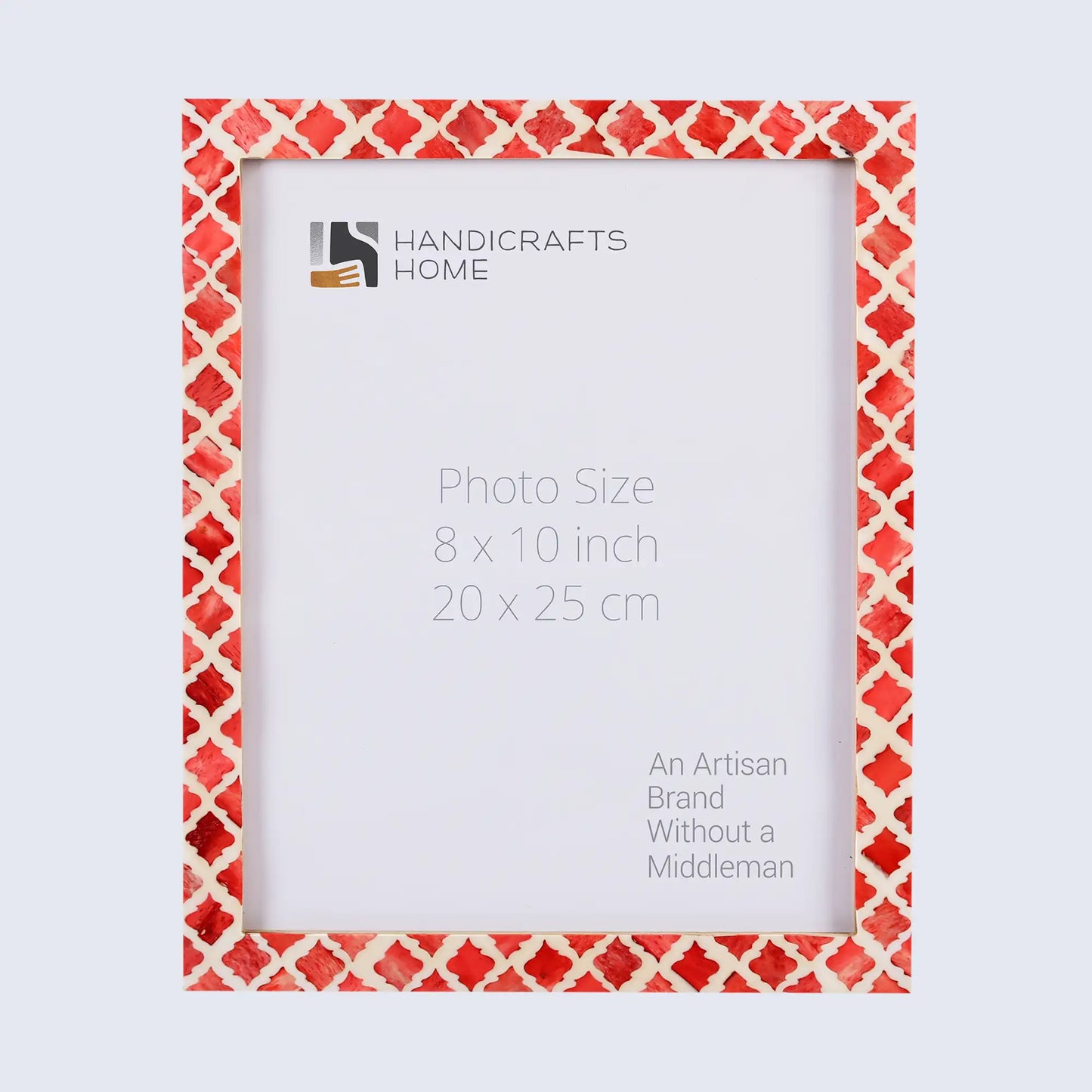 Picture Frames Moroccan Pattern Bone & Resin Inlay Collection in 27 Sizes, Red – Wholesale picture frames