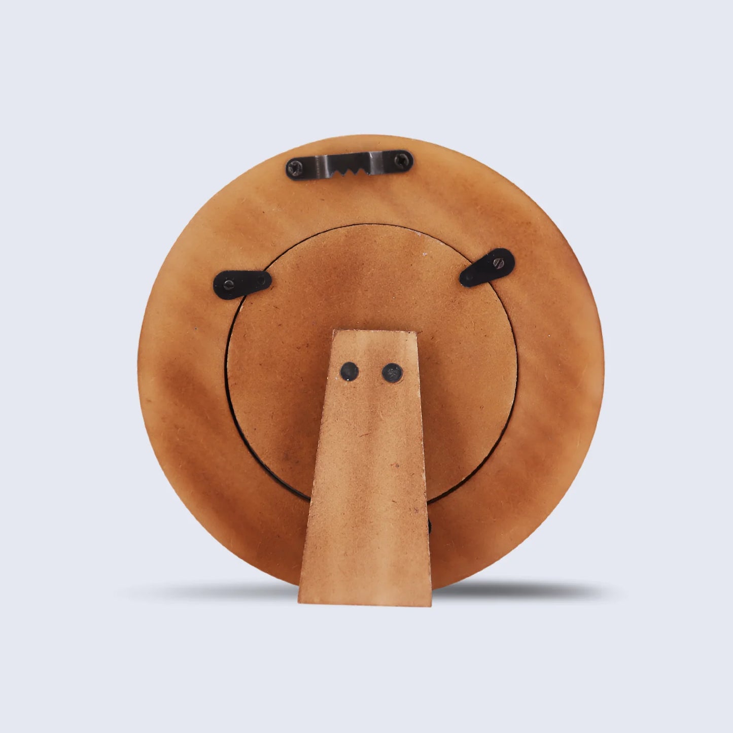 4x4 White Striped Round Picture Frame- Bone Inlay – Wholesale picture frames