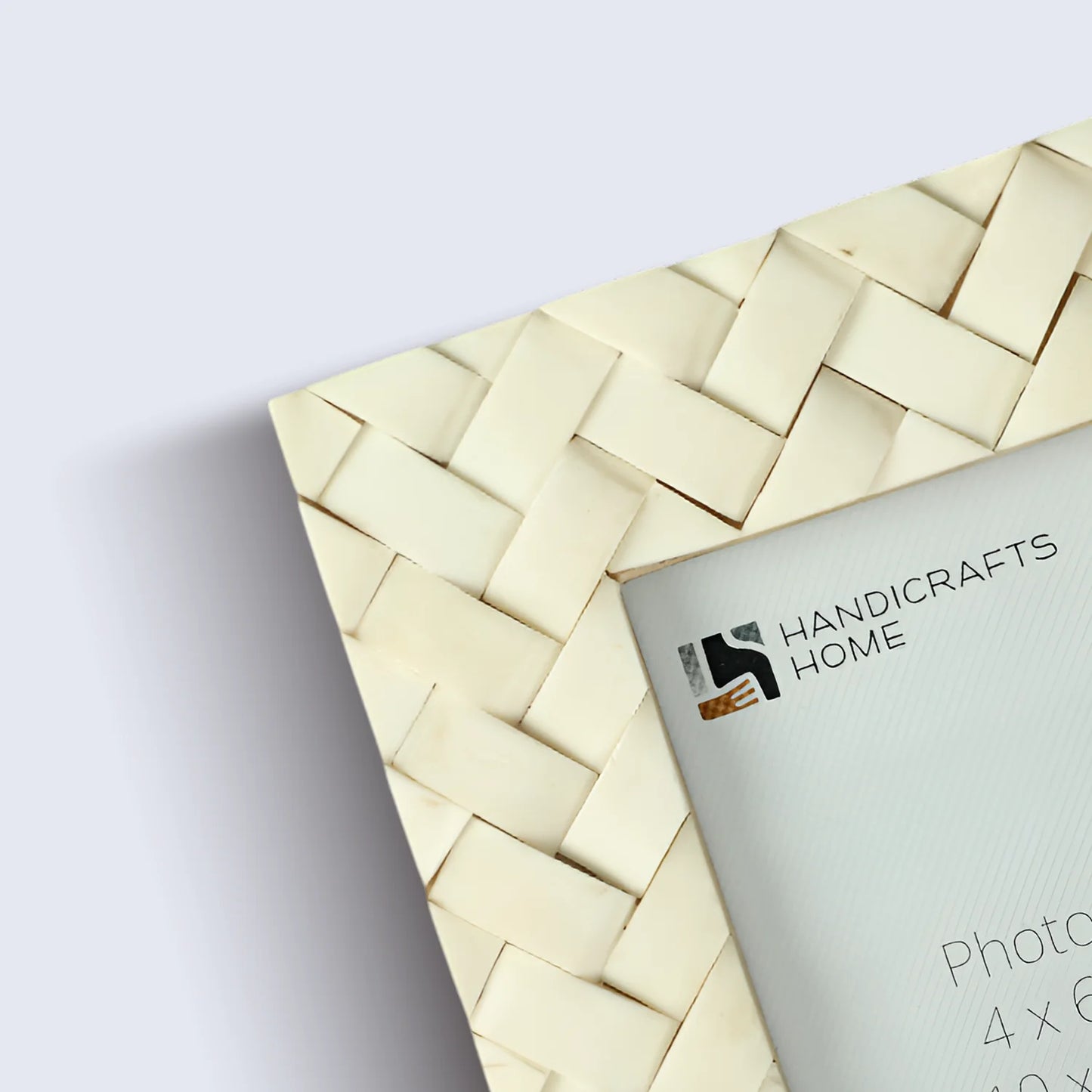 White Bone Inlay Braided Pattern Frame 4x6 & 5x7 – Wholesale picture frames