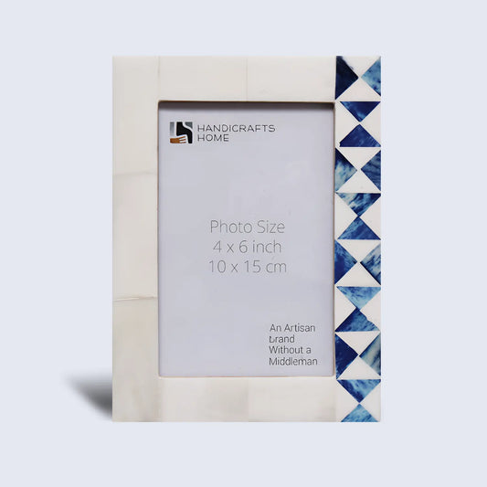 White & Blue Bone Inlay Picture Frame - 4x6 & 5x7 – Wholesale picture frames