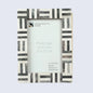 Grey & White Bone Inlay Brick Pattern Frame 4x6 & 5x7 – Wholesale picture frames