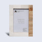Plain White & Brown Bone Inlay Picture Frame - 4x6 & 5x7 – Wholesale picture frames