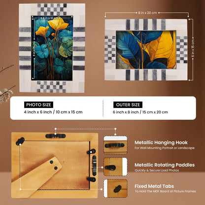 CheckStripe Collection Photo Picture Frame – 4x6 & 5x7 – Wholesale picture frames