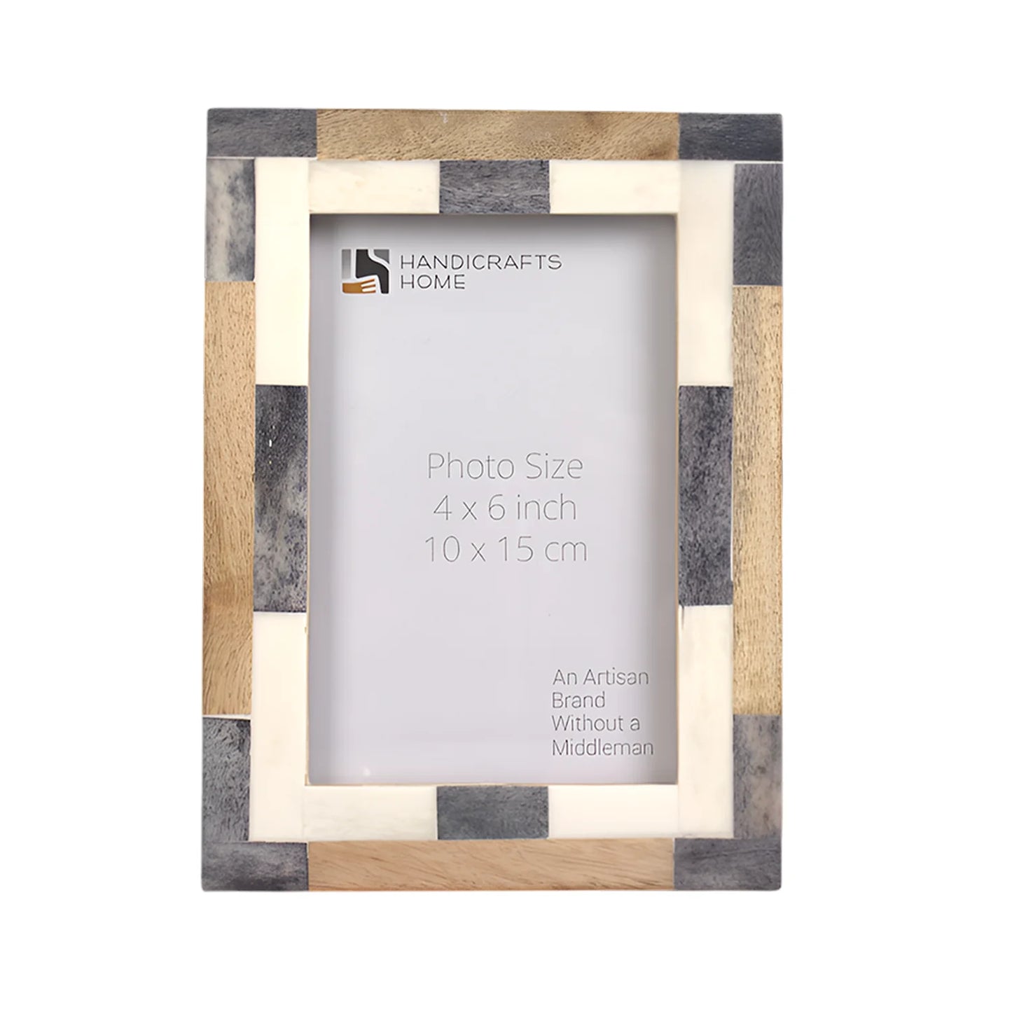 Bone Inlay & Mango Wood Tile Pattern Picture Frame – Wholesale picture frames