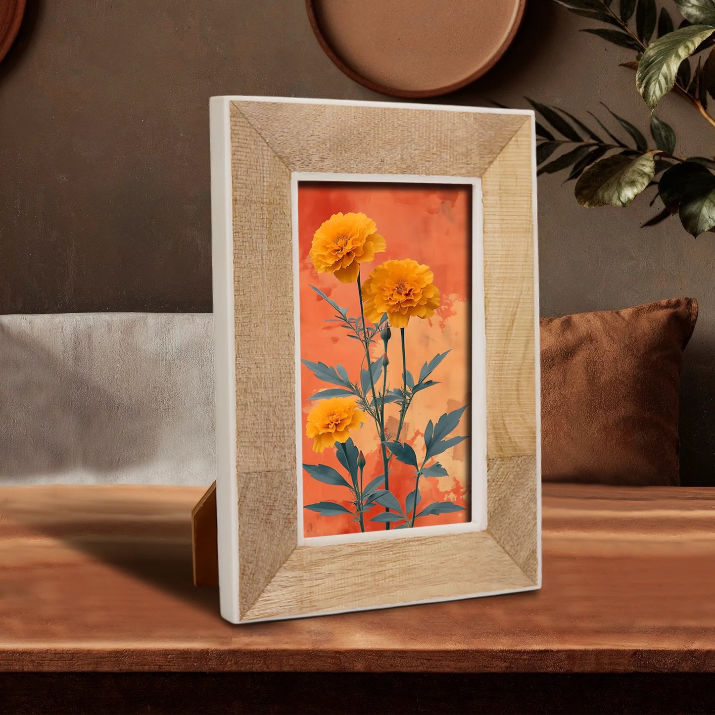 Wood & Bone inlay Wooden Handmade Picture Frame – Wholesale picture frames