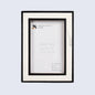 Resin Inlay Frame – Black & White in 4x6 & 5x7 – Wholesale picture frames