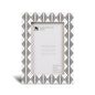 Resin inlay Tribal Geometry Pattern Black & White Picture Frame – Wholesale picture frames