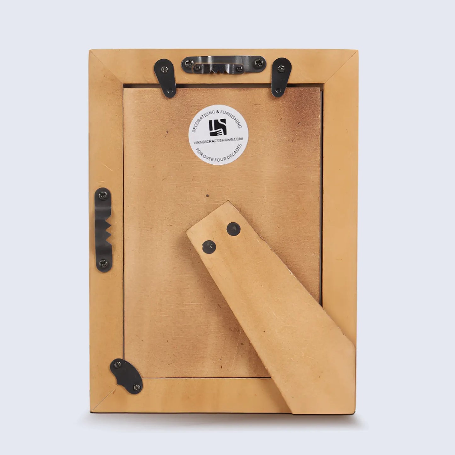 Bone & Resin Inlay Brown & White Striped Pattern Picture Frame – Wholesale picture frames