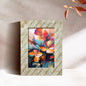 Brasselin Resin Inlay & Brass Grey Picture Frame 4x6 & 5x7