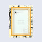 Ivory Abstract Ink Resin Inlay Picture Frame in 4x6 & 5x7 – Wholesale picture frames