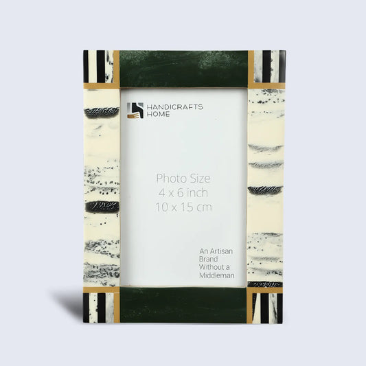 Sea Green Abstract Ink Resin Inlay Picture Frame in 4x6 & 5x7 – Wholesale picture frames