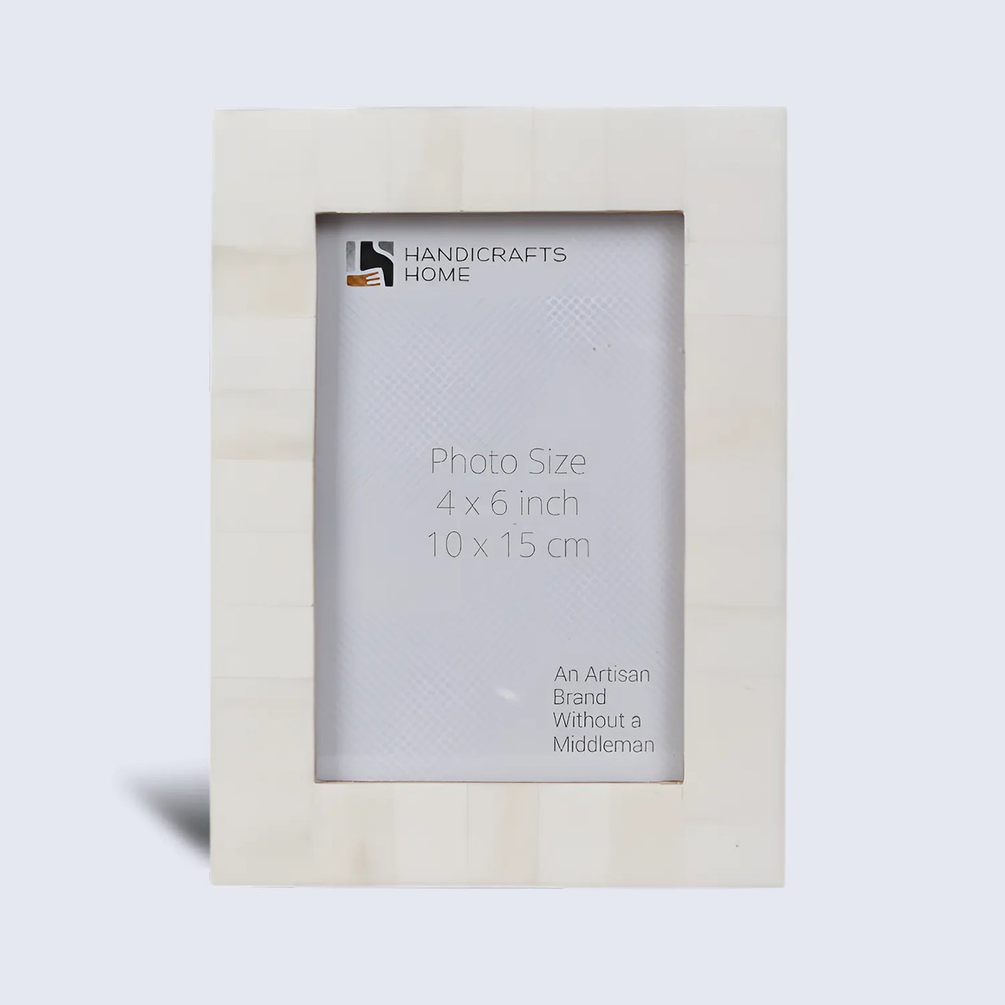 Bone Inlay 4x6 Photo Frame – Decorative Picture Frame for Wall & Desk Display – Wholesale picture frames